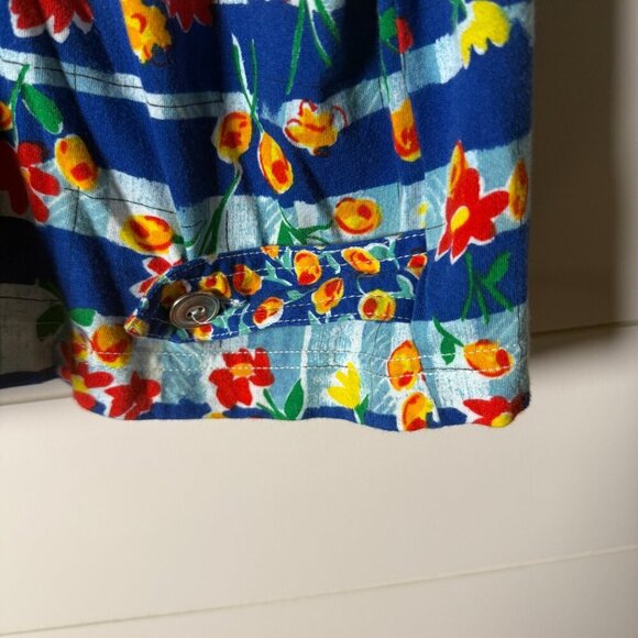 Carole Little Sport Vintage Blouse & Skirt Set Cottage Core Sz Large Skirt - Picture 6 of 13